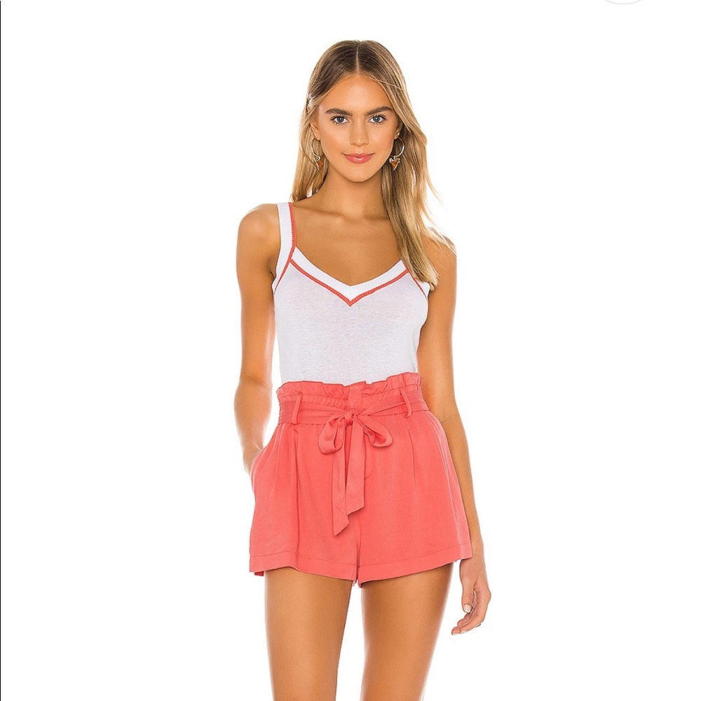 Bobi from REVOLVE Black Paper Bag Shorts Large